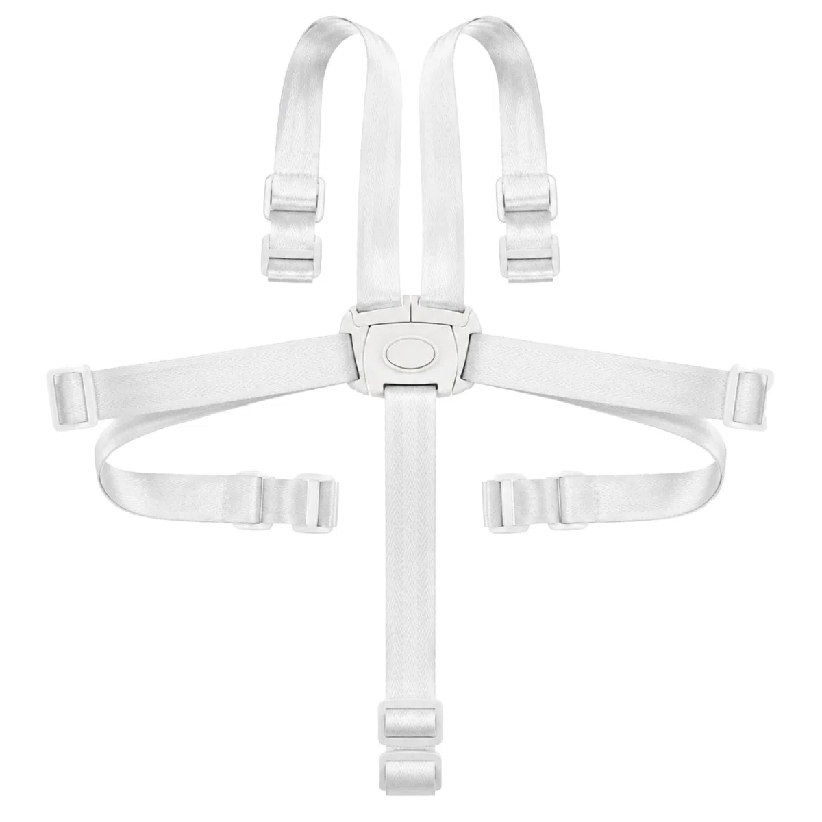 Arnés de Seguridad 5 Puntos Universal para Sillas, Cinturón de Retención Regulable para Tronas, Sillas de Paseo y Asientos de Auto, Sistema Transformable de 3 o 5 Puntos