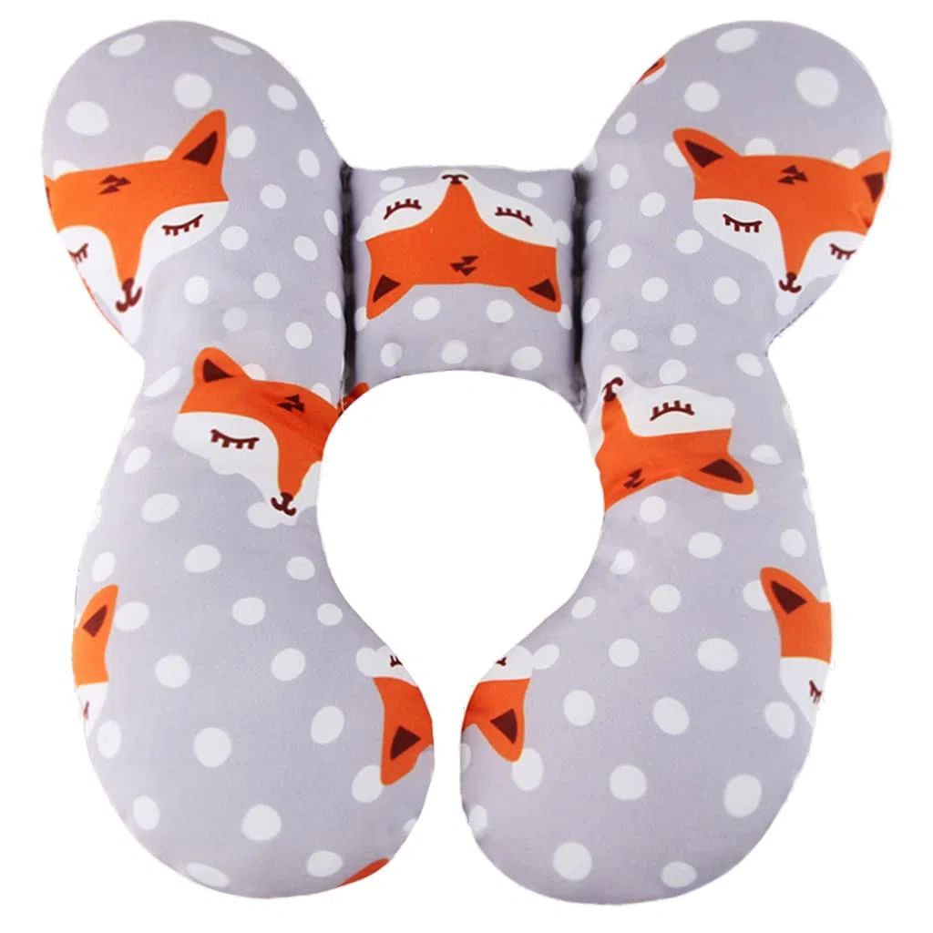 Almohada de Viaje Vocheer para bebé de 0 a 1 año, cojín de Apoyo para la Cabeza y el Cuello para Asiento de Coche, Asiento de Cochecito